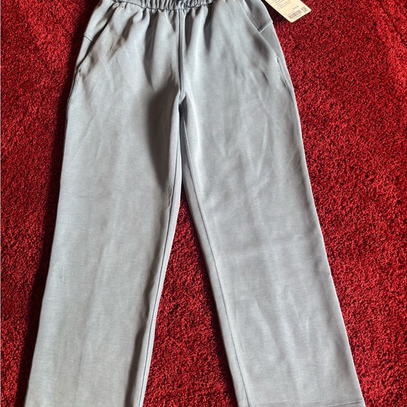 lululemon Pants - Lululemon Softstreme HR straight leg crop, utility blue size 0, NWT Plus bag